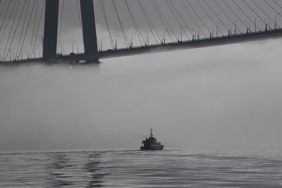 Туман во Владивостоке