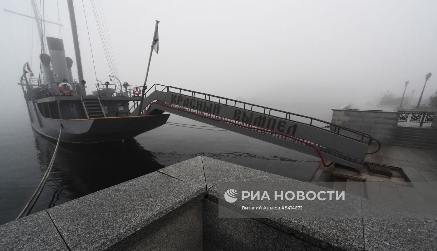 Туман во Владивостоке