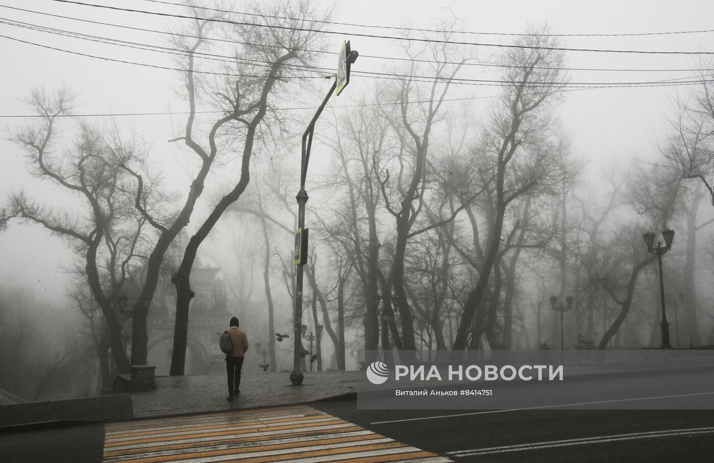 Туман во Владивостоке