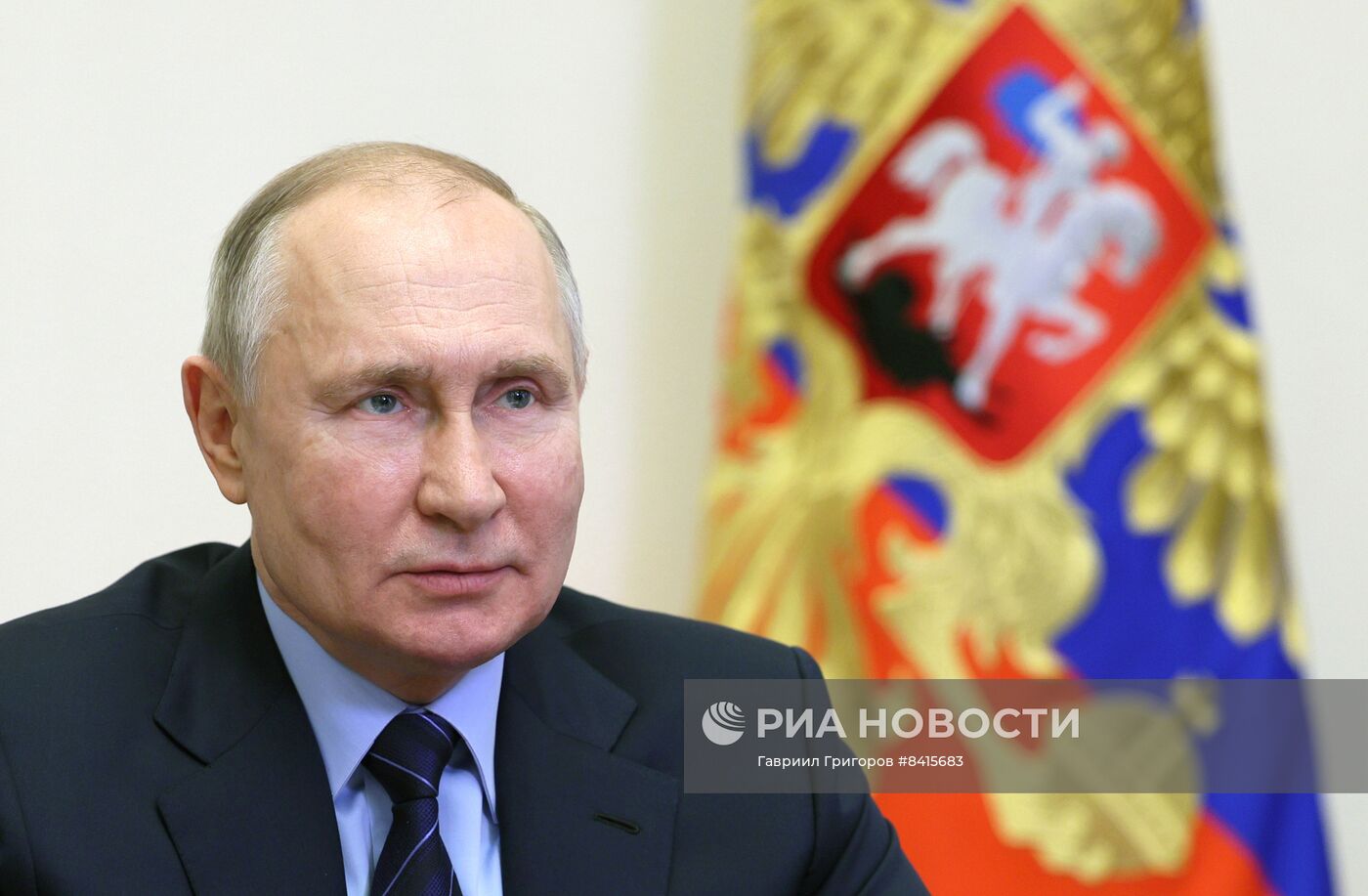 Президент РФ В. Путин провел встречу с М. Котюковым