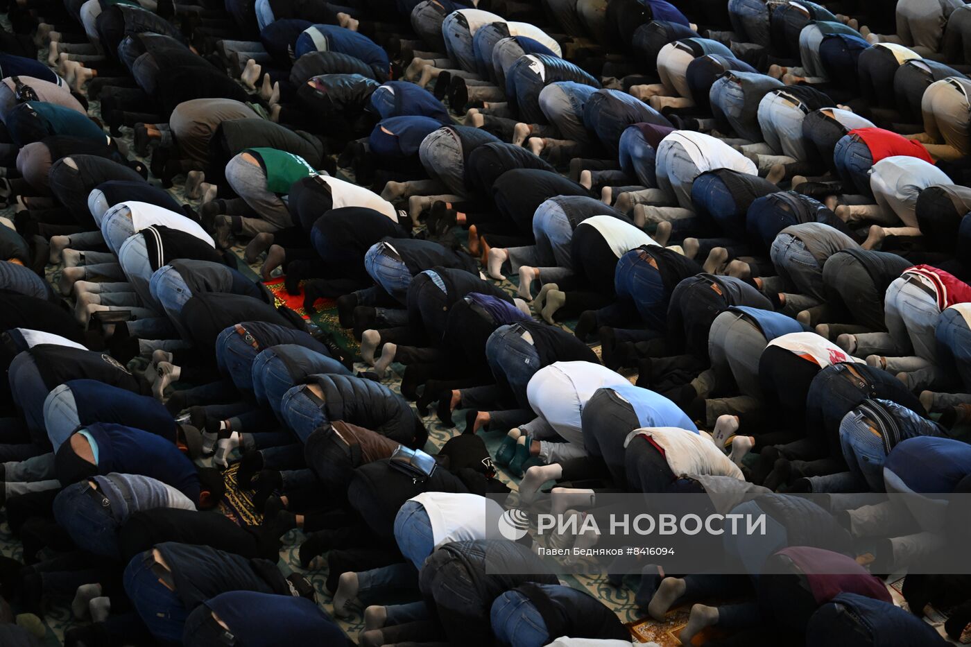 Празднование Ураза-Байрама в Москве