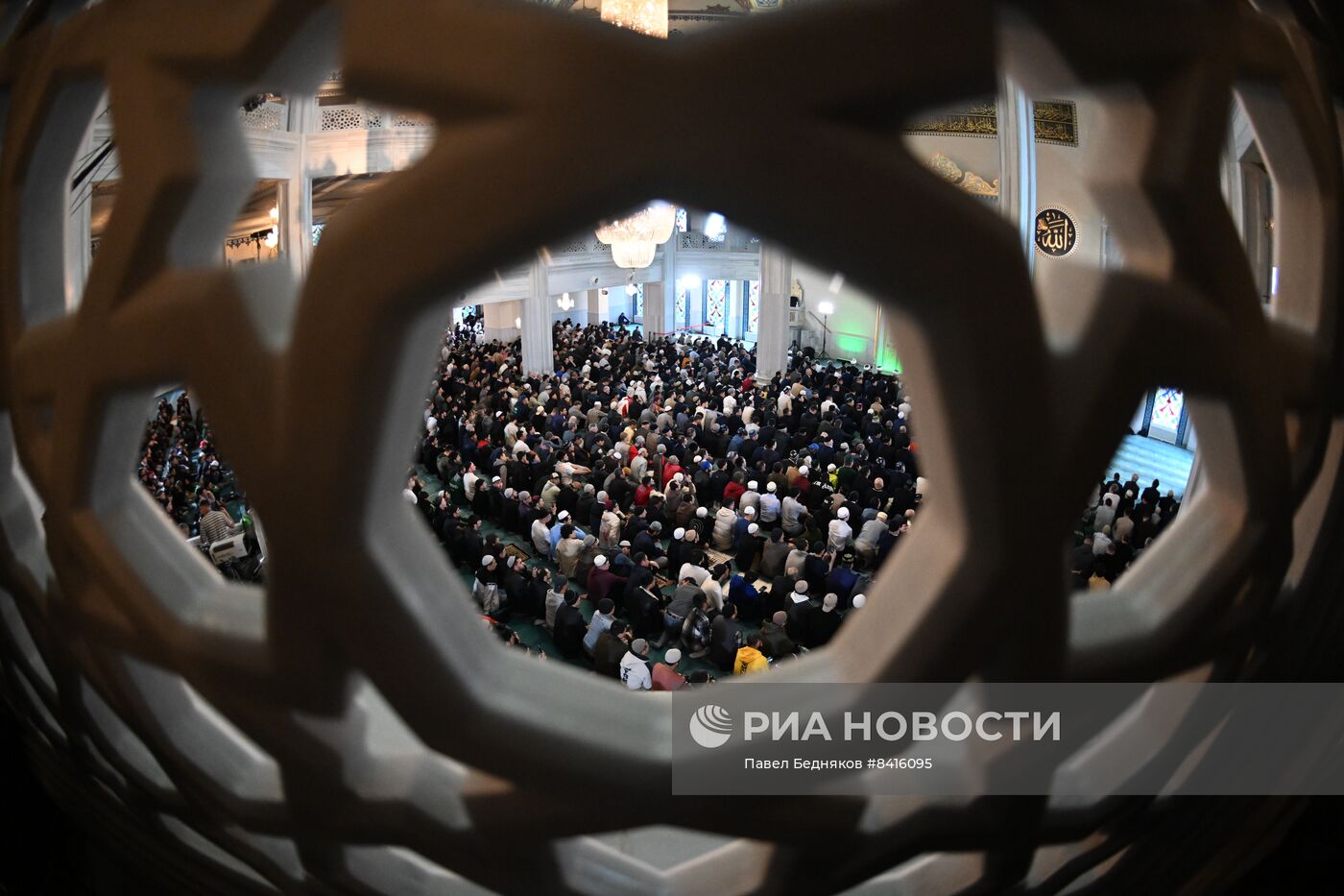 Празднование Ураза-Байрама в Москве