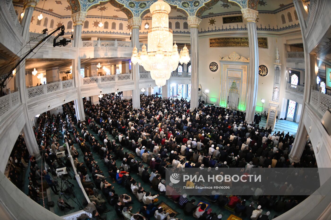 Празднование Ураза-Байрама в Москве