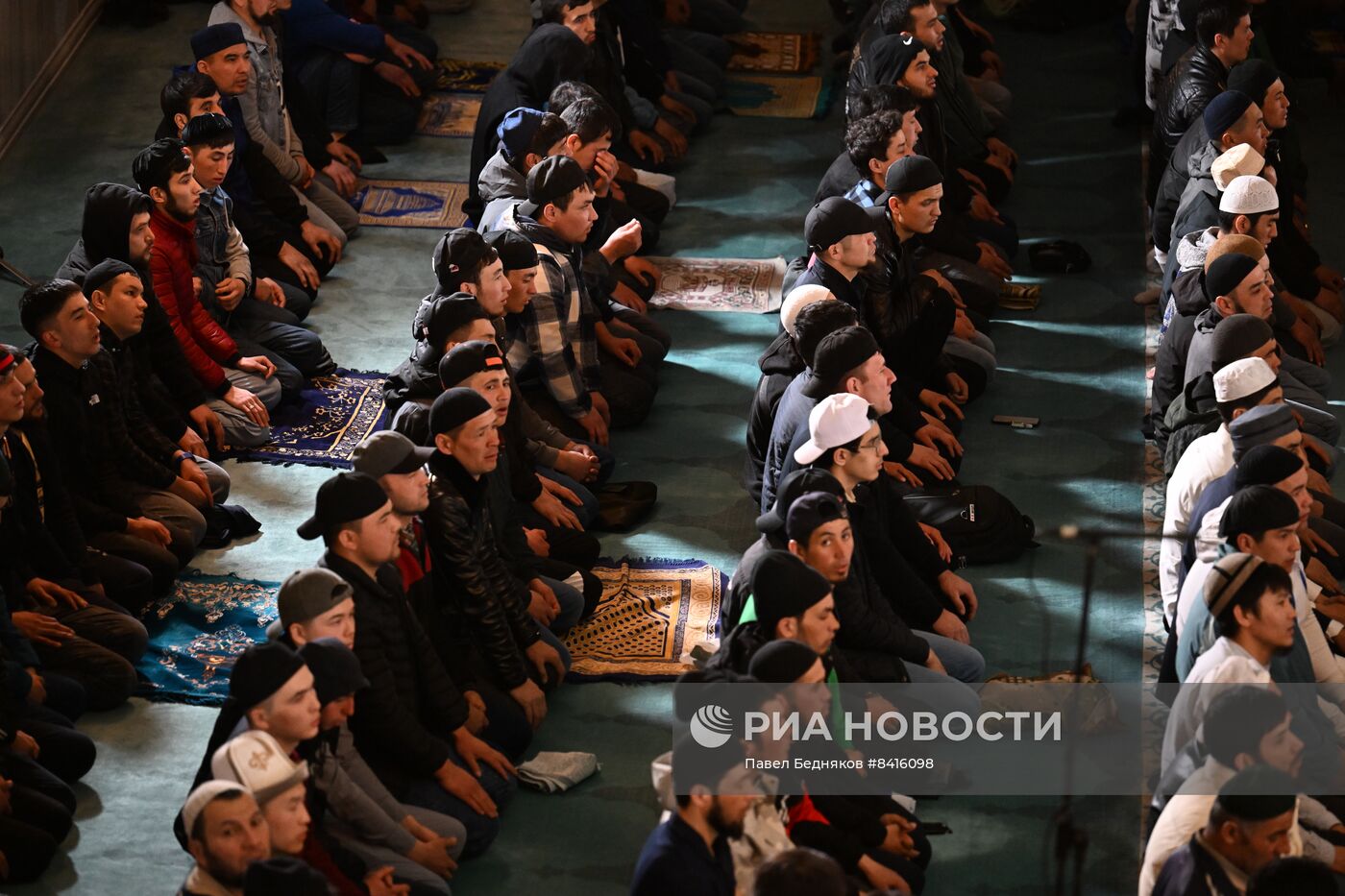 Празднование Ураза-Байрама в Москве