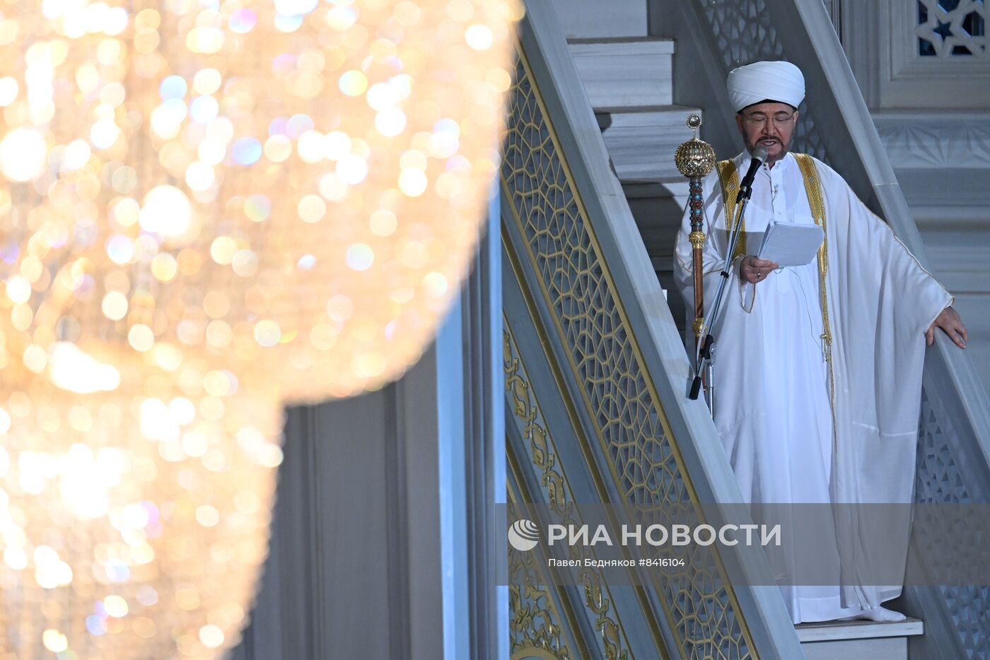 Празднование Ураза-Байрама в Москве