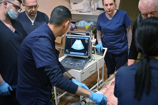 Фронтовой госпиталь в ЛНР