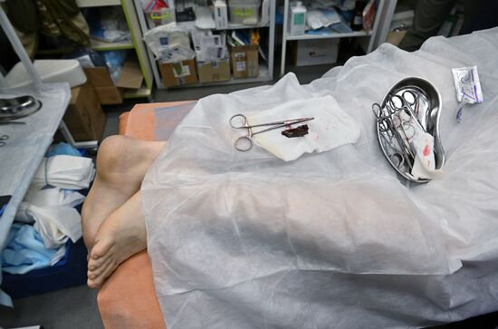 Фронтовой госпиталь в ЛНР