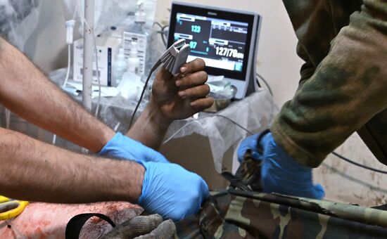 Фронтовой госпиталь в ЛНР