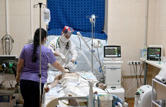 Фронтовой госпиталь в ЛНР