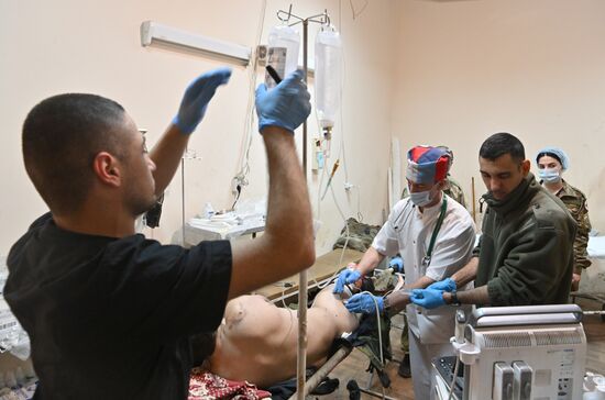 Фронтовой госпиталь в ЛНР