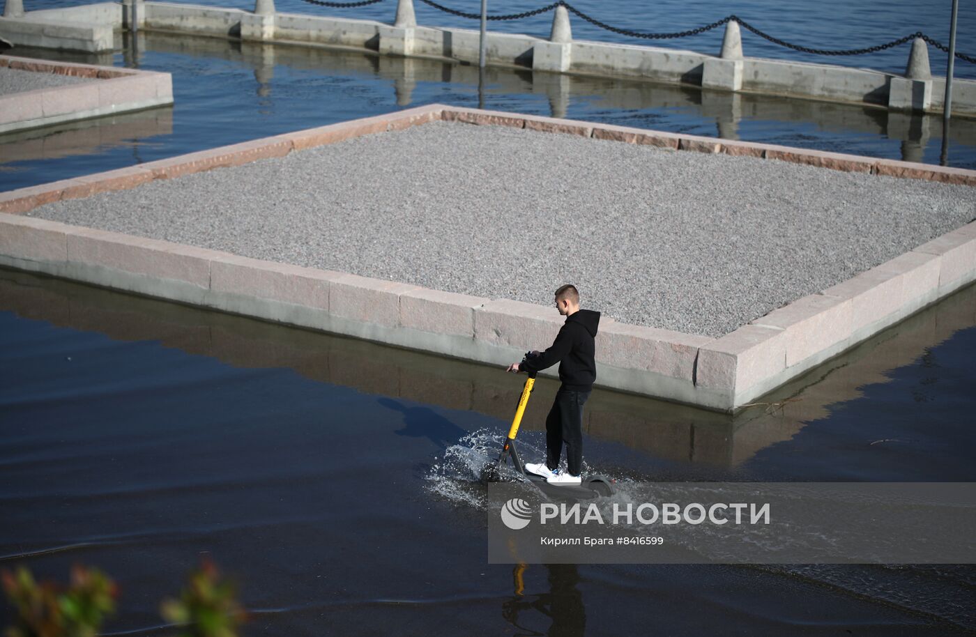 Режим сброса воды на Волжской ГЭС