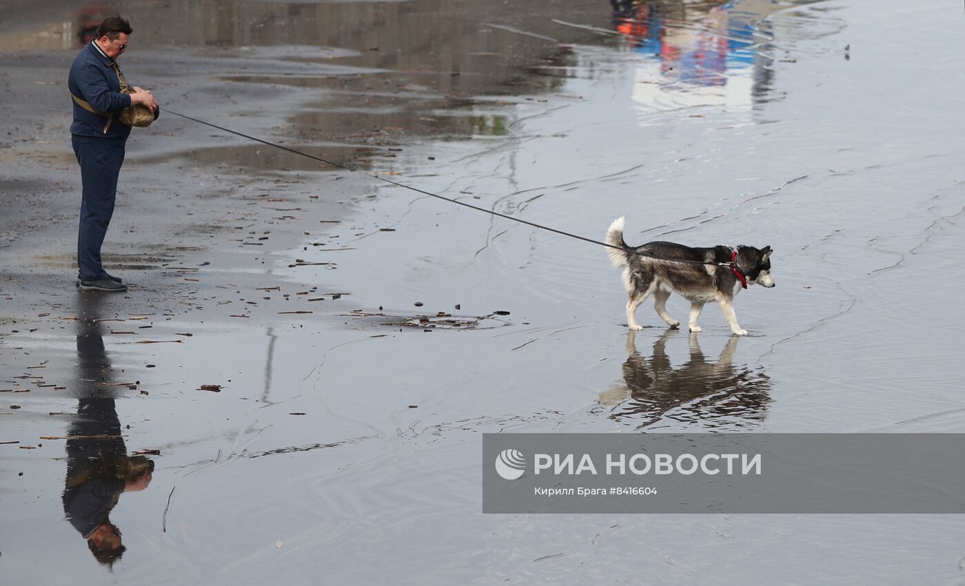 Режим сброса воды на Волжской ГЭС