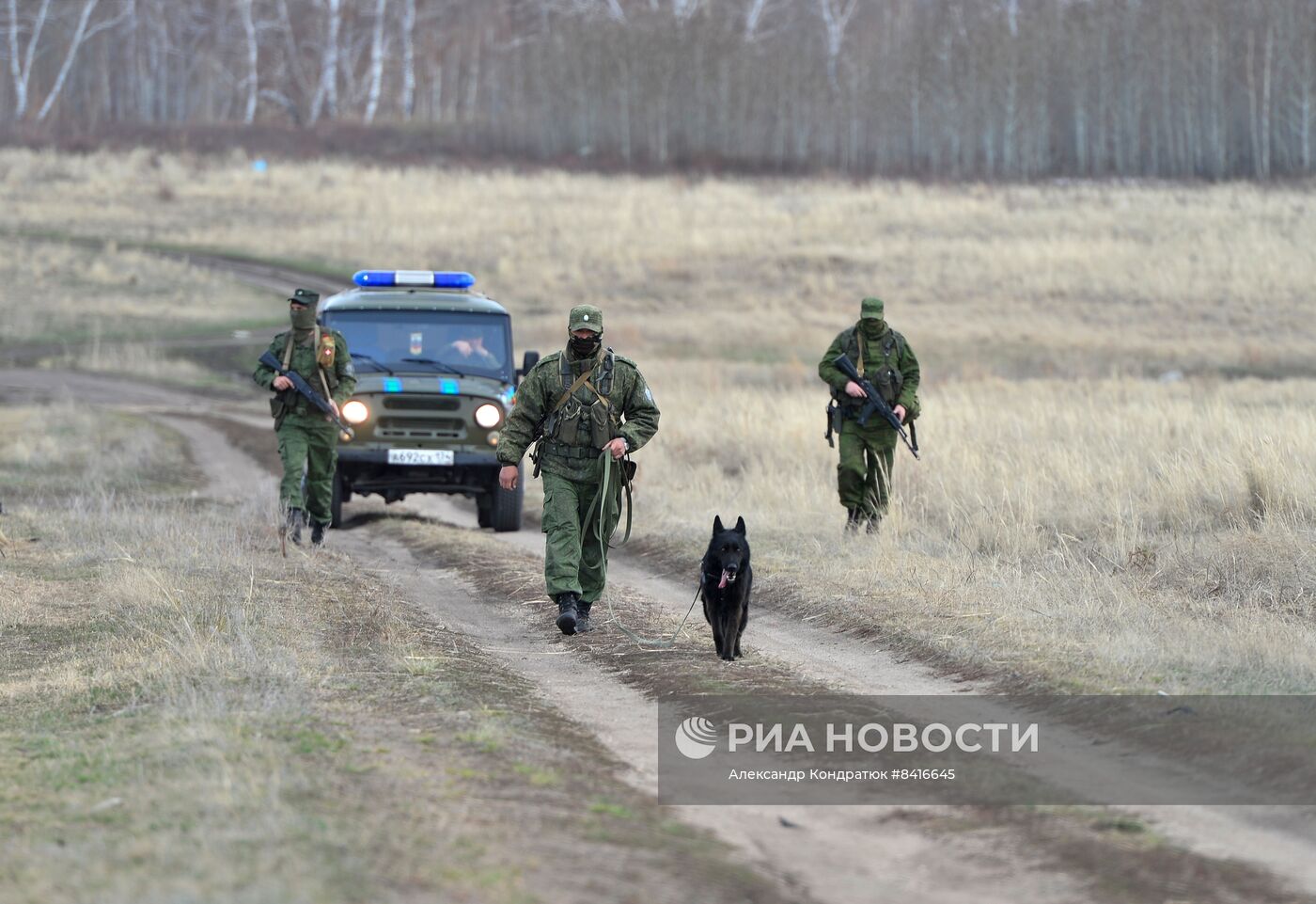 Учения по предотвращению незаконного пересечения границы РФ в Челябинской области