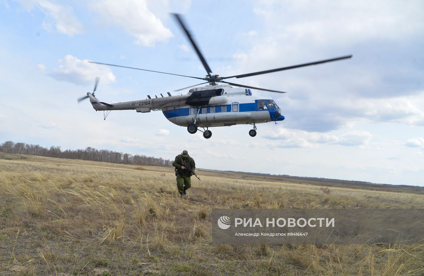 Учения по предотвращению незаконного пересечения границы РФ в Челябинской области