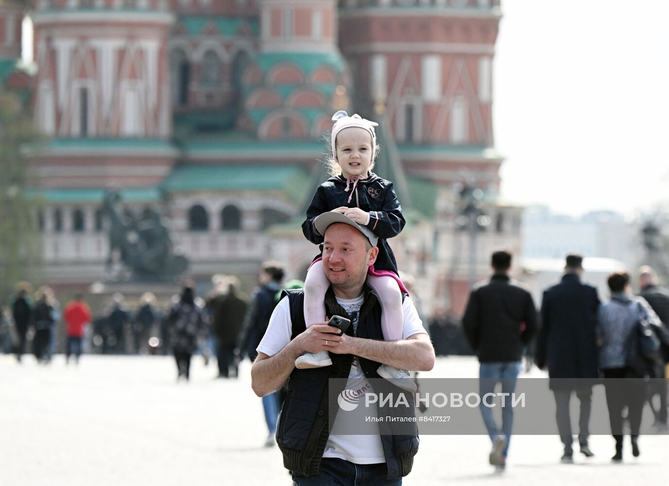 Теплая погода в Москве