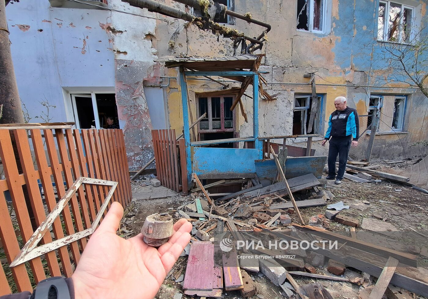 Последствия обстрела ВСУ Киевского и Петровского районов Донецка