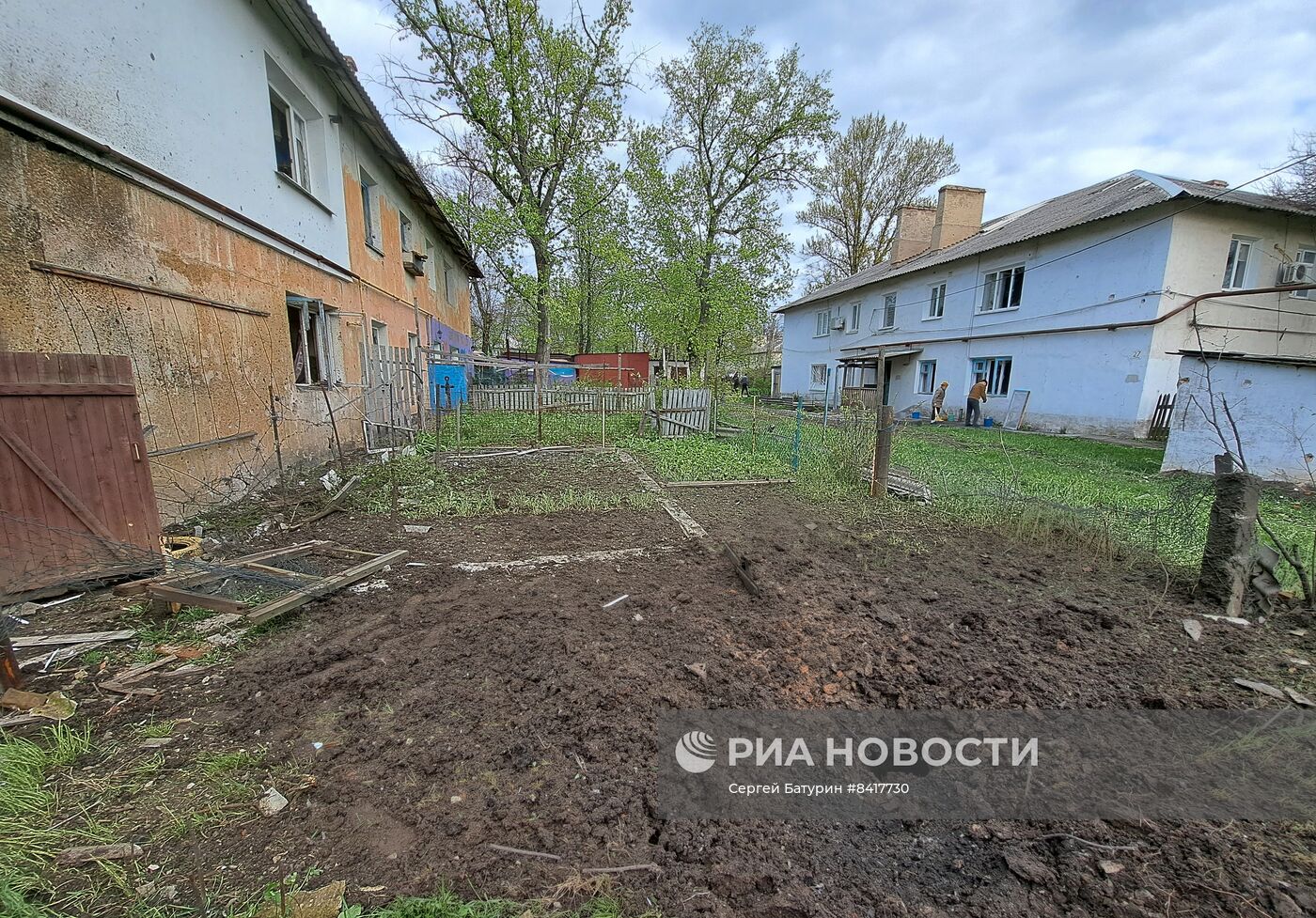 Последствия обстрела ВСУ Киевского и Петровского районов Донецка