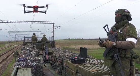 Бронепоезд "Байкал" в зоне спецоперации