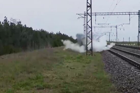 Бронепоезд "Байкал" в зоне спецоперации