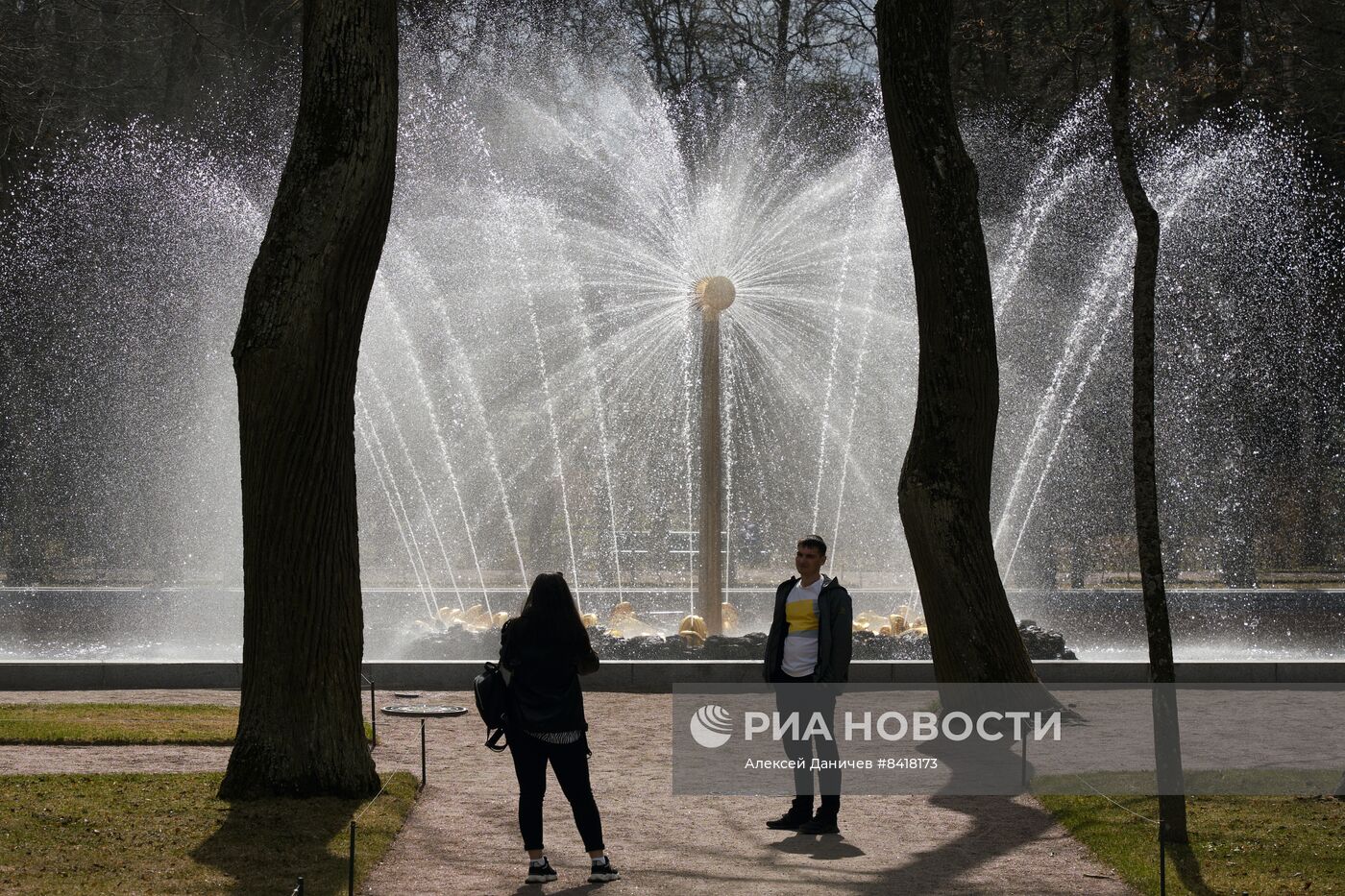 Сезон фонтанов в Петродворце