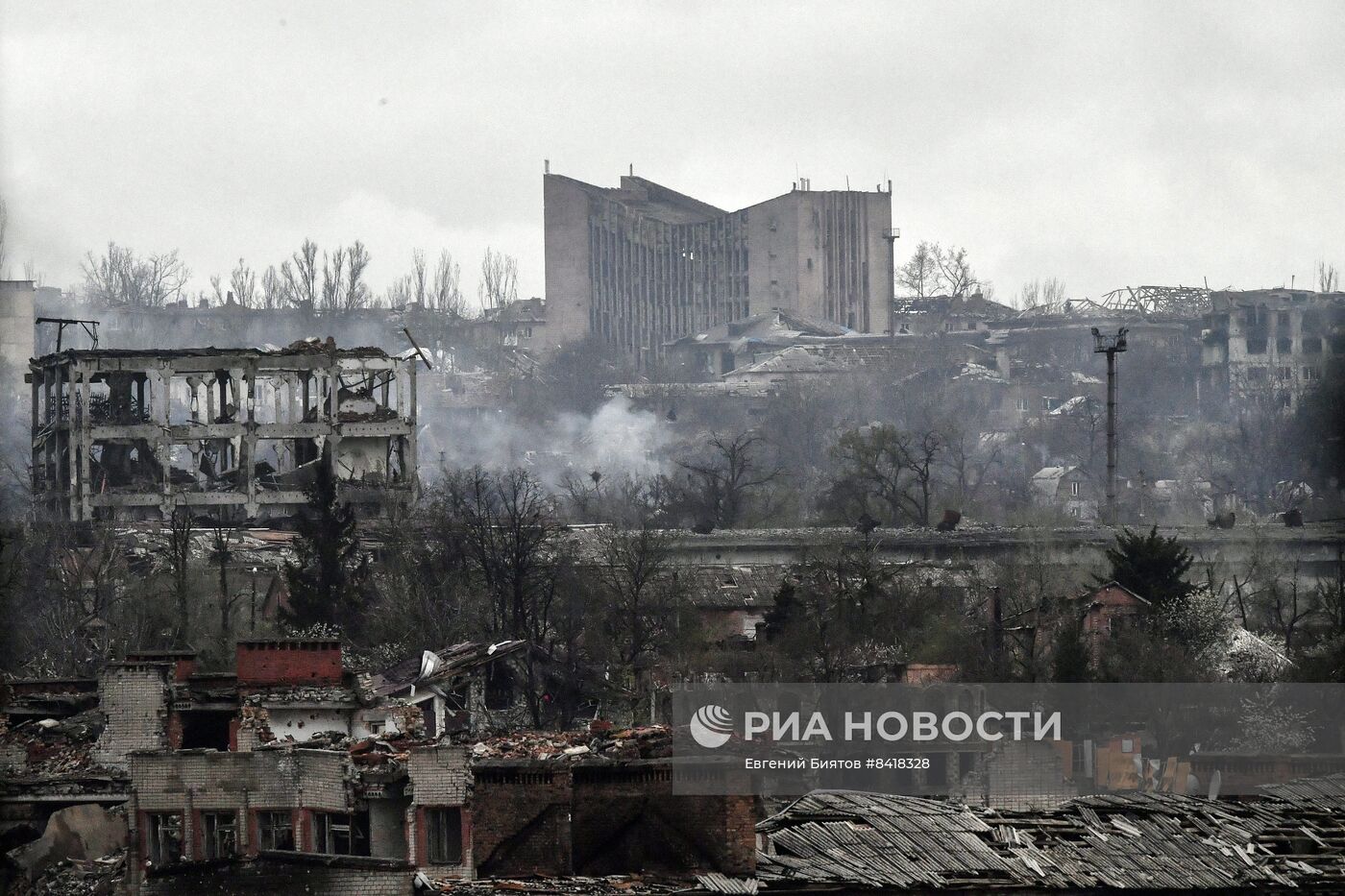 Бойцы ЧВК "Вагнер" в Артемовске