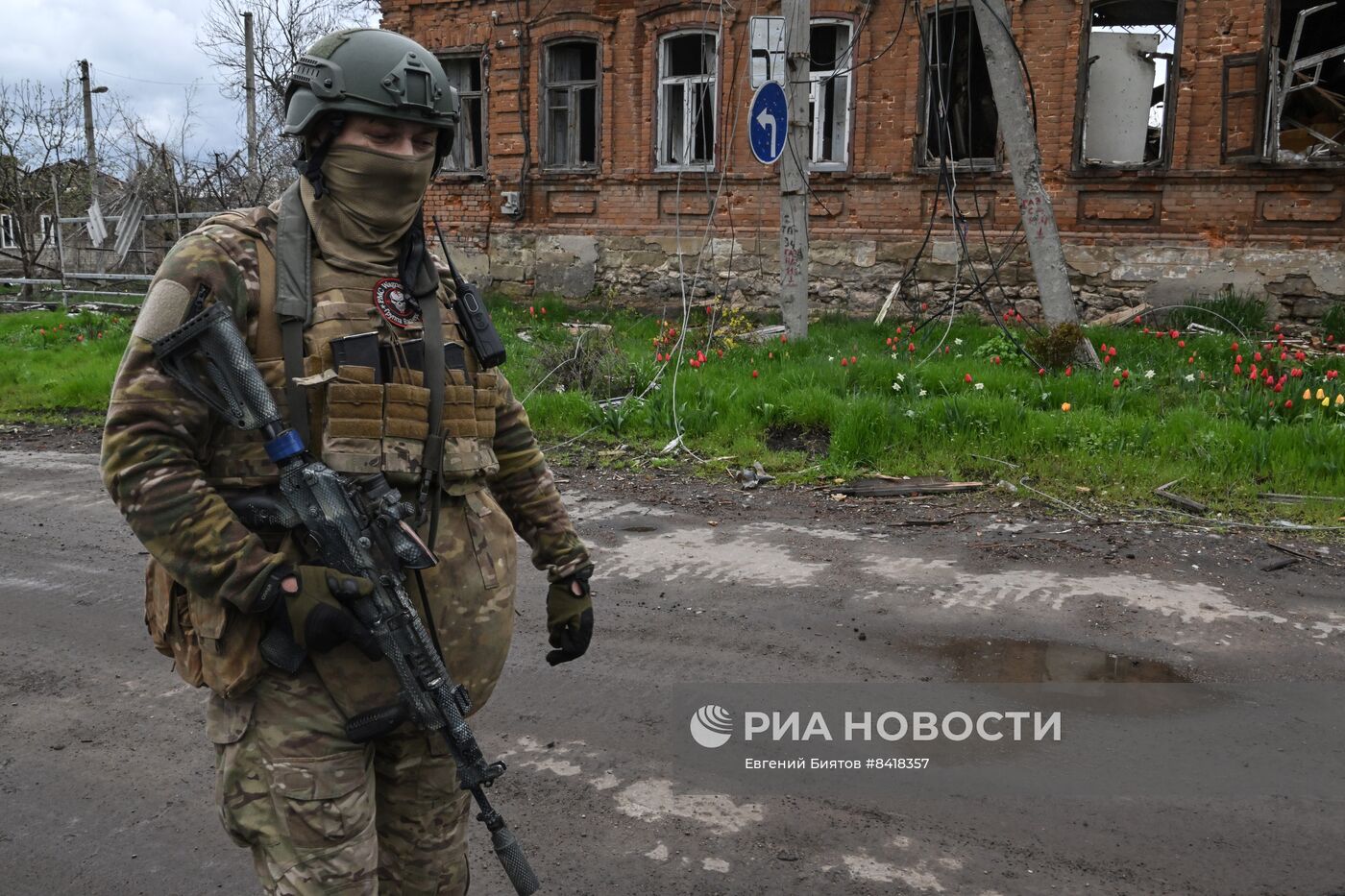 Бойцы ЧВК "Вагнер" в Артемовске