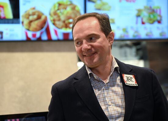 Открытие ресторана Rostic's в Москве 