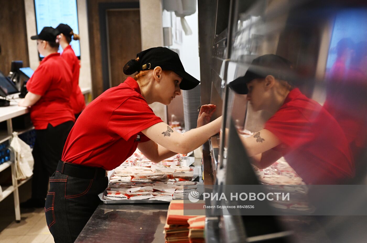 Открытие ресторана Rostic's в Москве