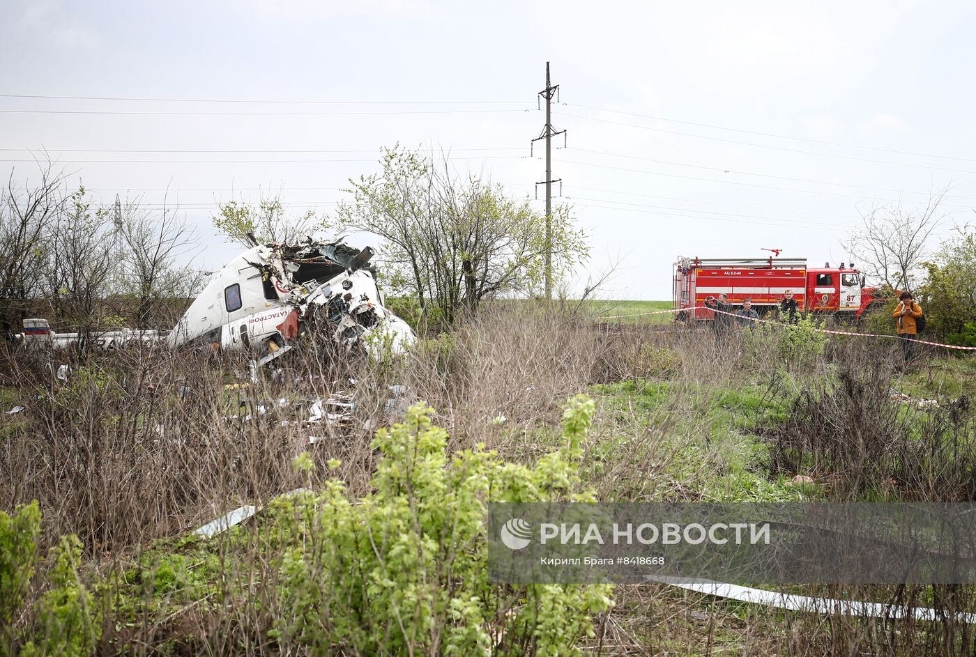 В Волгоградской области разбился вертолет санавиации