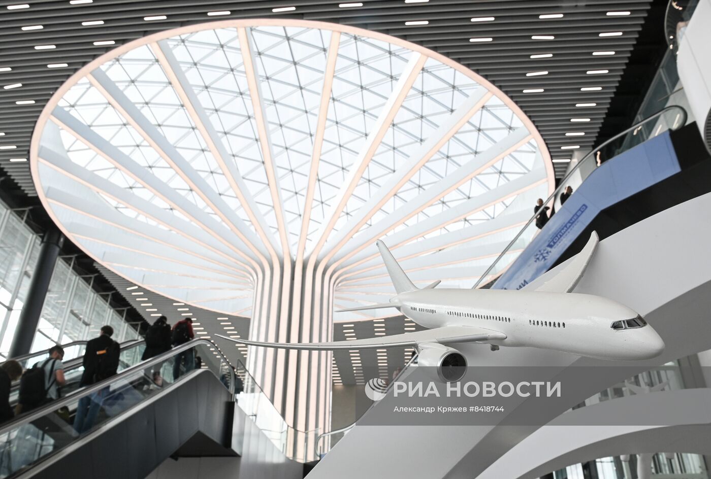 Работа нового терминала аэропорта Толмачево в Новосибирске