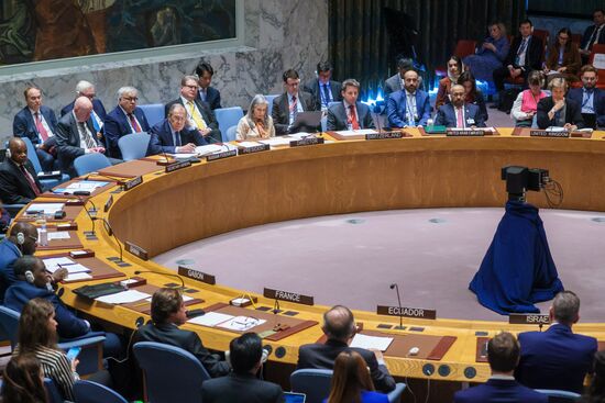 Заседание СБ ООН по ситуации на Ближнем Востоке