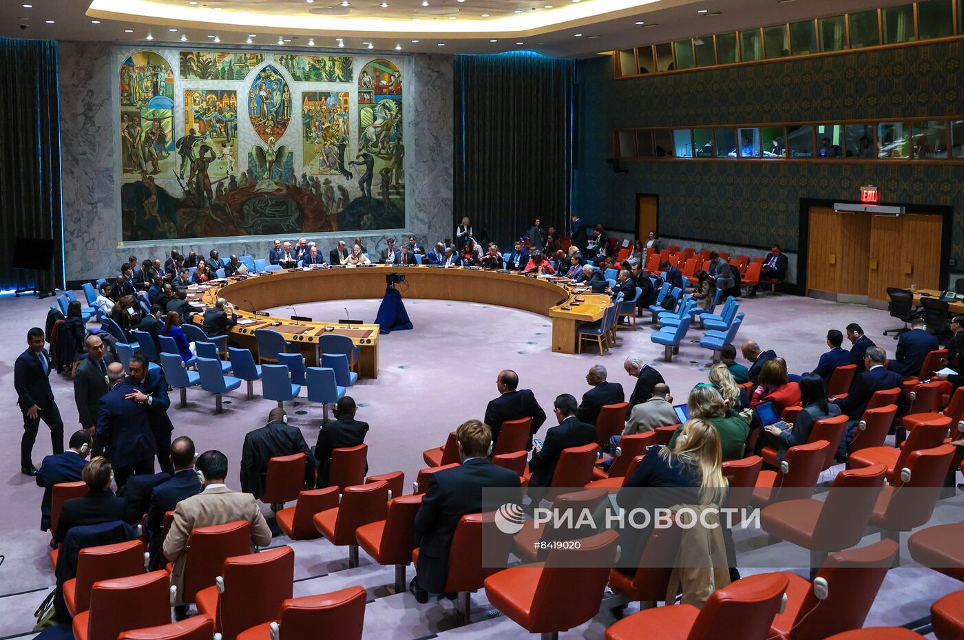 Заседание СБ ООН по ситуации на Ближнем Востоке