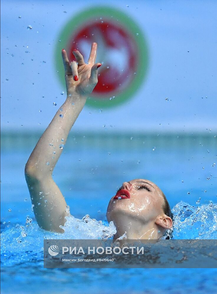 Синхронное плавание. Чемпионат России. Соло. Техническая программа