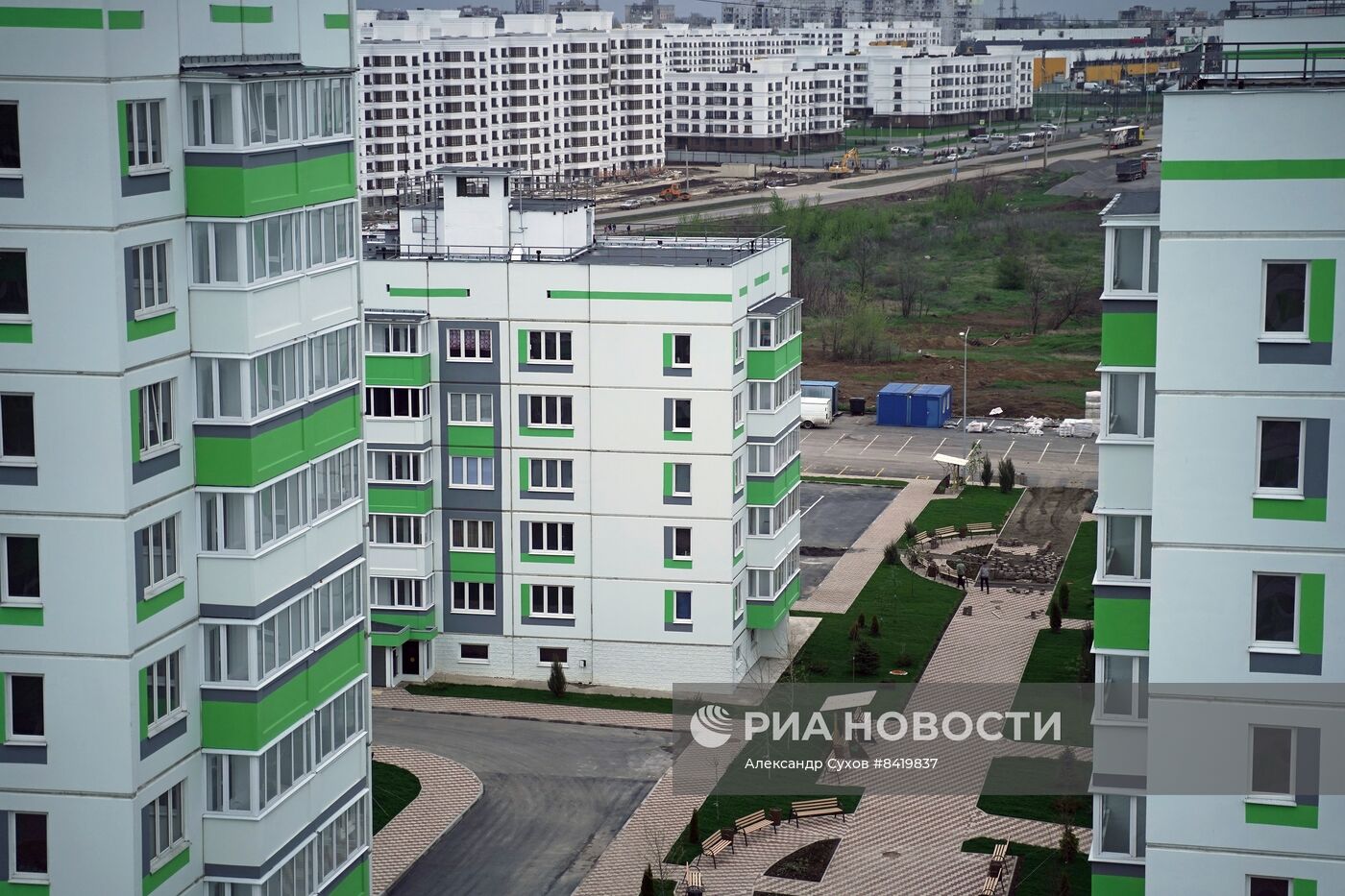 Новые жилые кварталы Мариуполя