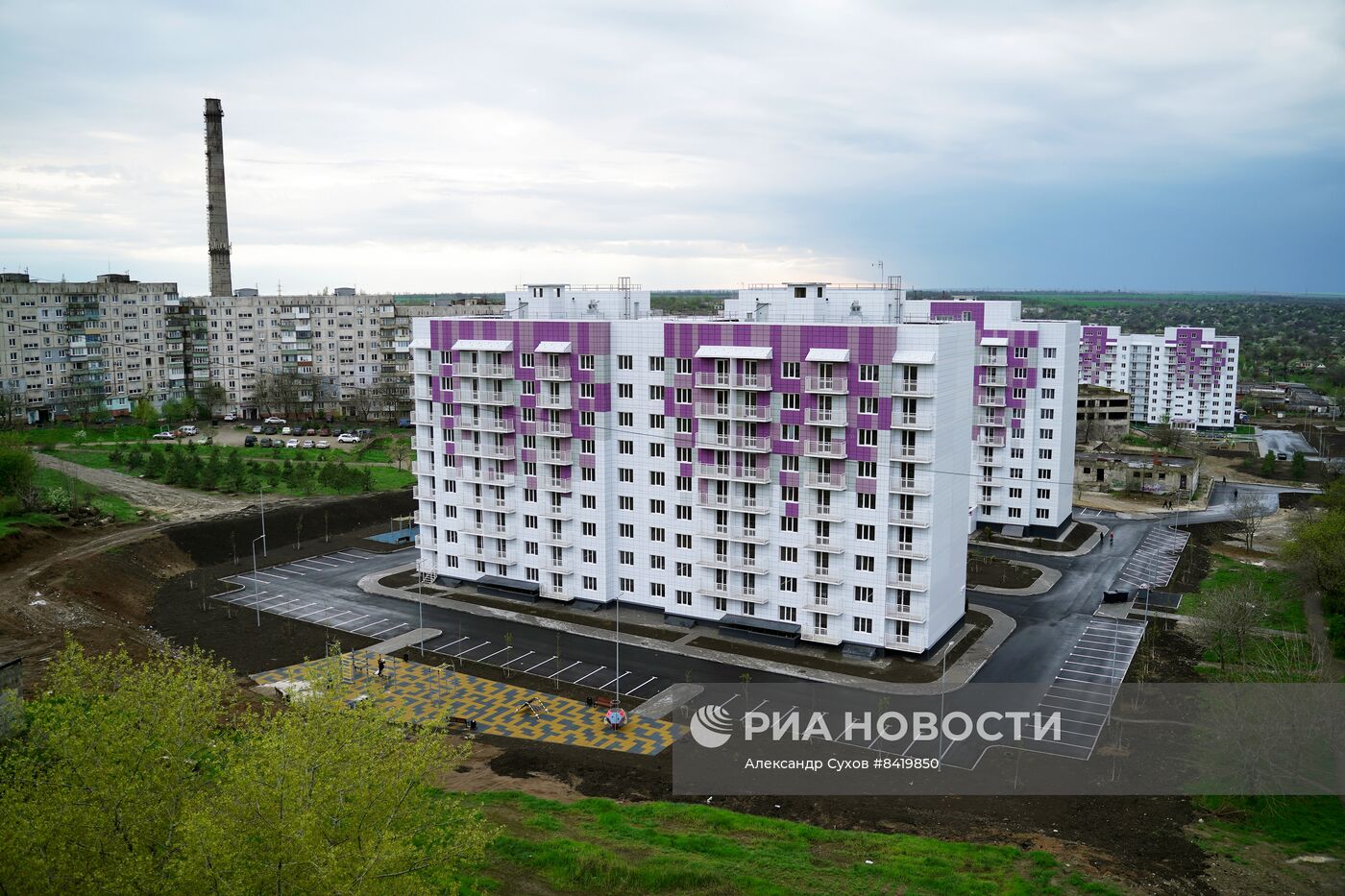 Новые жилые кварталы Мариуполя