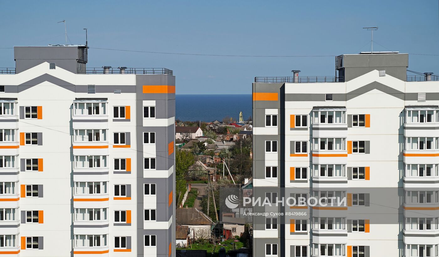 Новые жилые кварталы Мариуполя