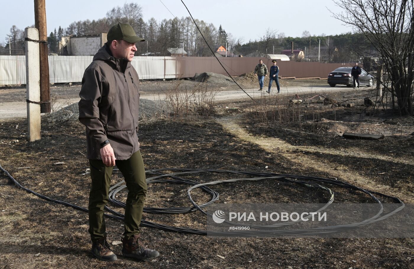 Последствия пожара в Сосьве