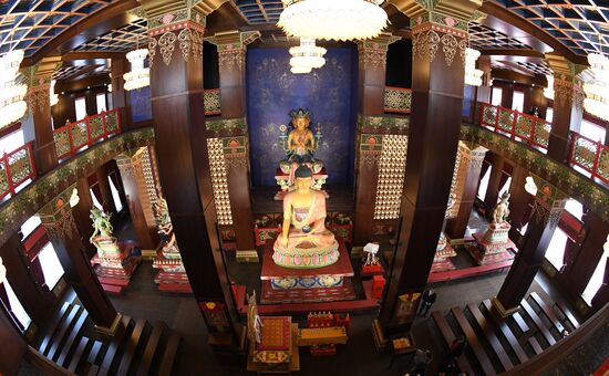 Буддийский  монастырь "Тубтен Шедруб Линг" накануне открытия