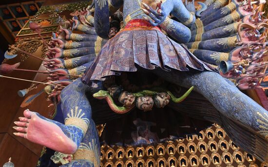 Буддийский  монастырь "Тубтен Шедруб Линг" накануне открытия