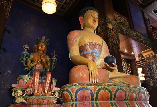 Буддийский  монастырь "Тубтен Шедруб Линг" накануне открытия