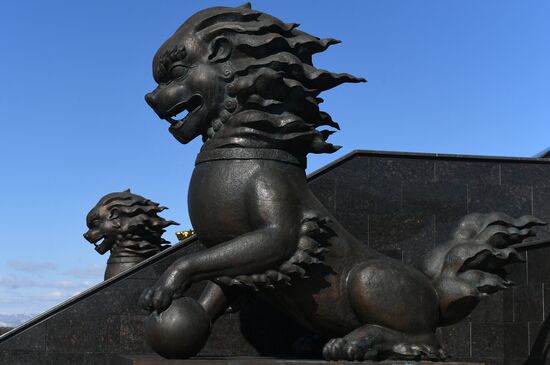 Буддийский  монастырь "Тубтен Шедруб Линг" накануне открытия