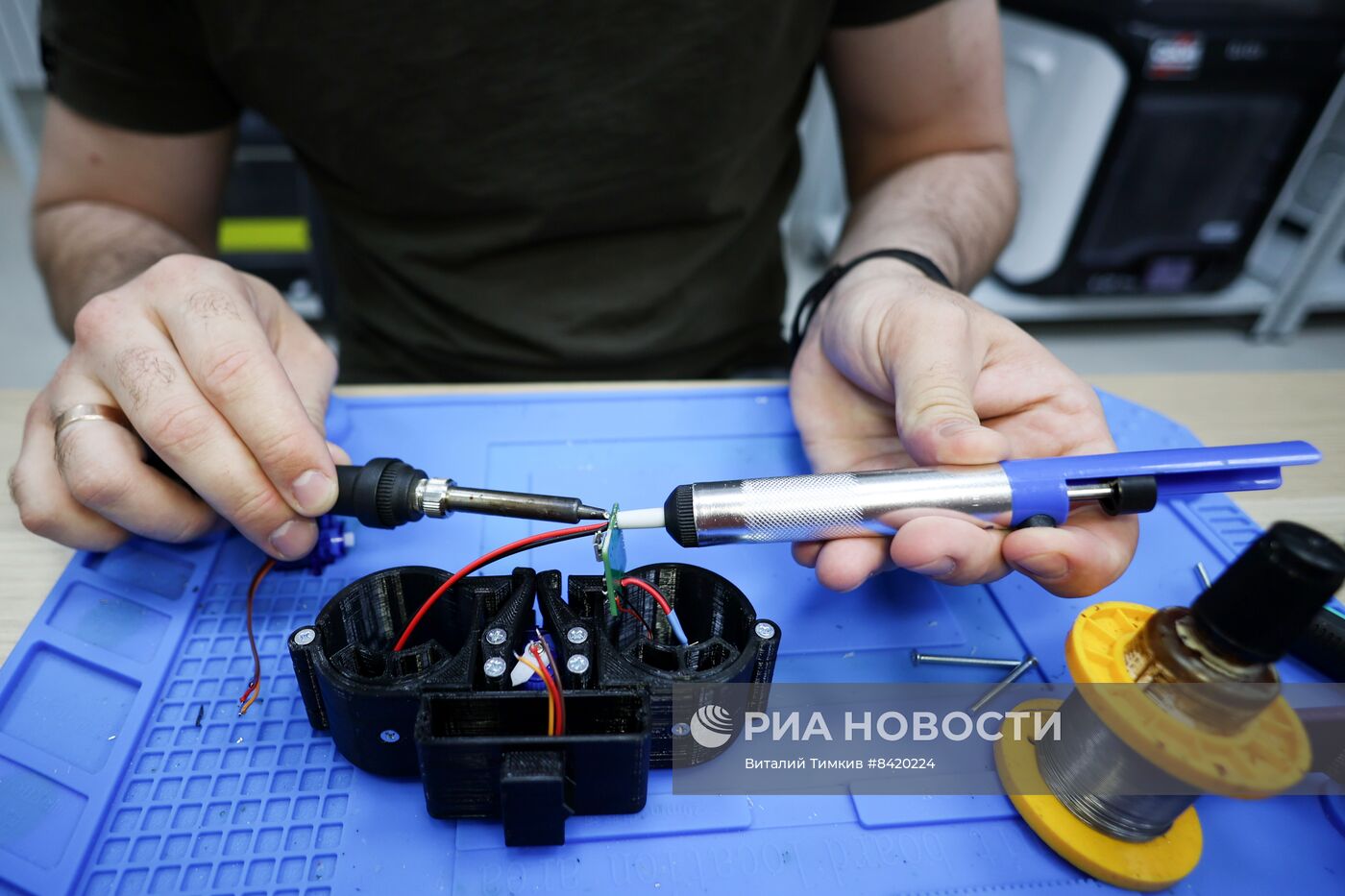 Печать на 3D-принтерах систем сброса для нужд фронта