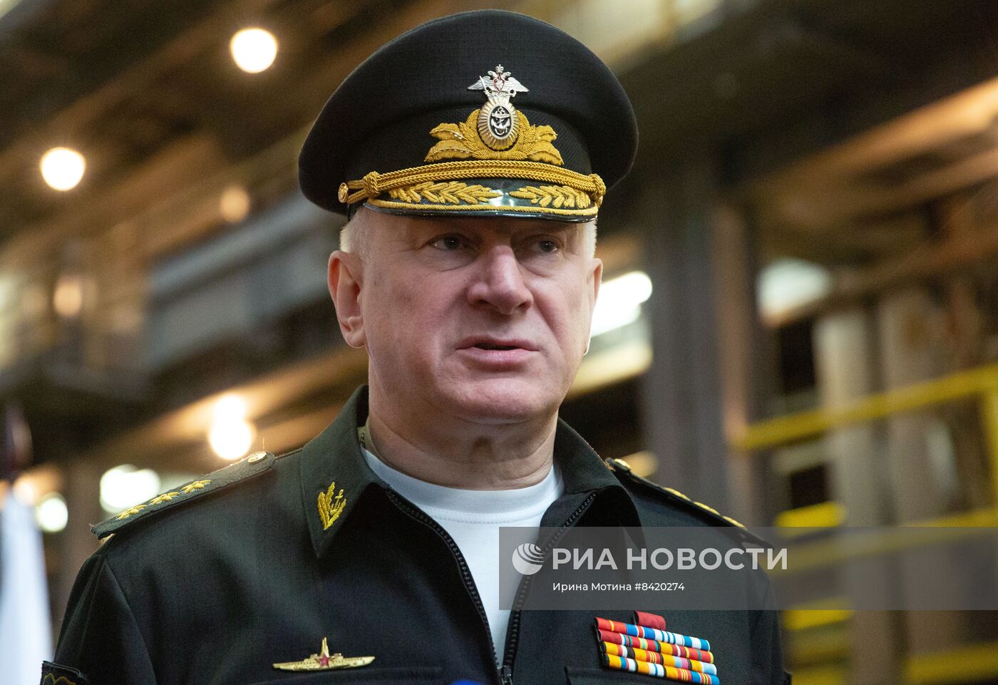 Спуск на воду подводной лодки "Можайск" в Санкт-Петербурге