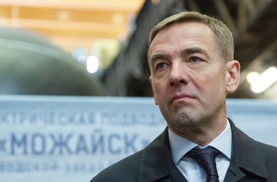 Спуск на воду подводной лодки "Можайск" в Санкт-Петербурге