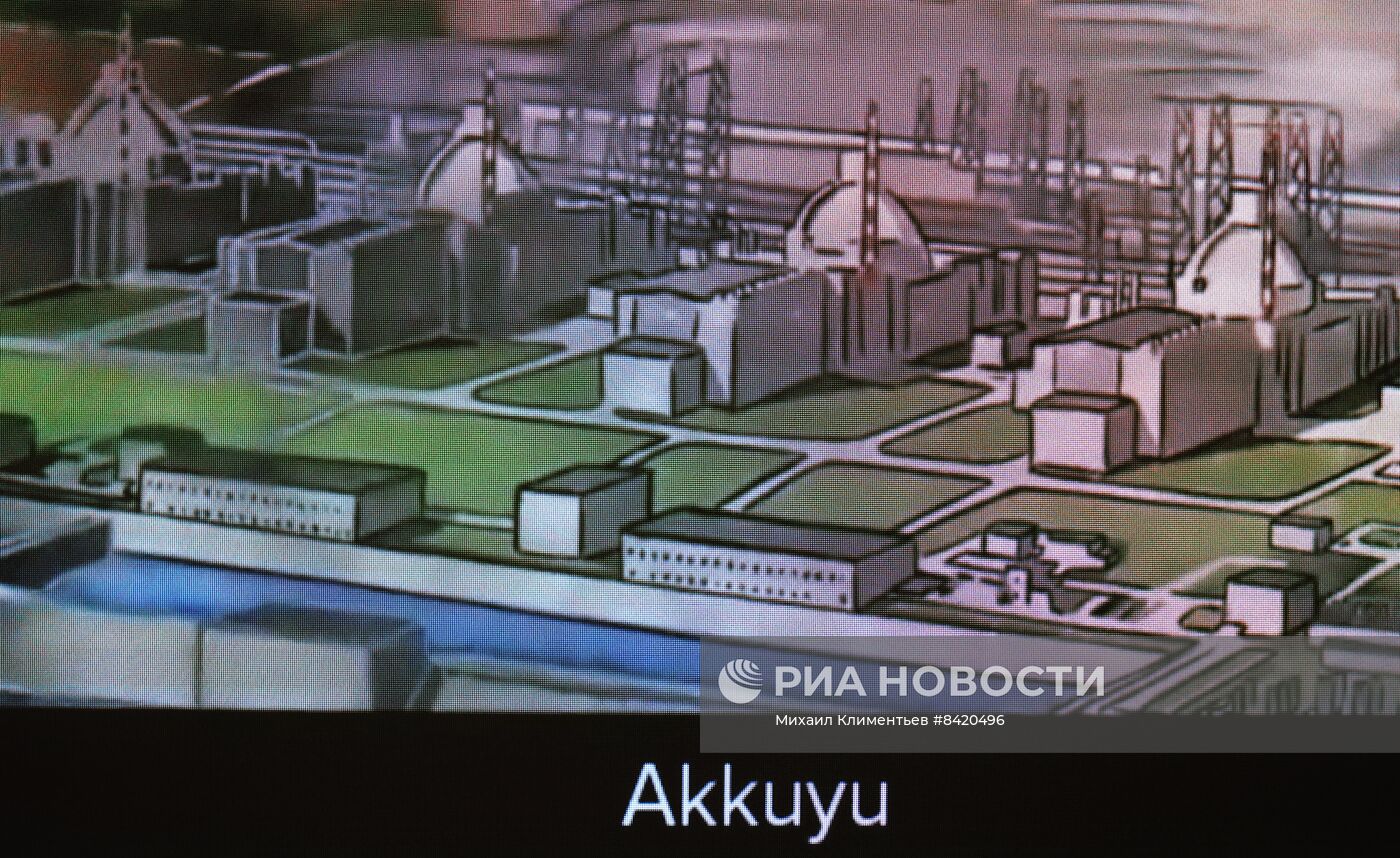 Церемония по случаю доставки ядерного топлива на АЭС "Аккую"