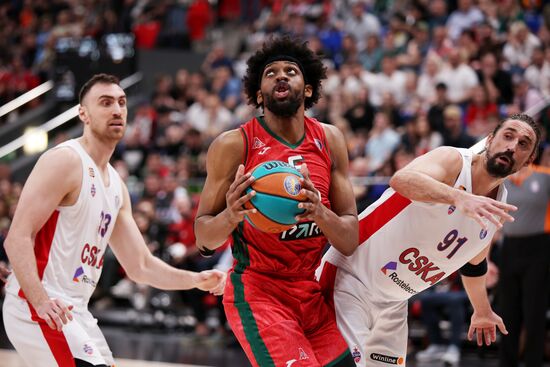 Баскетбол. Единая Лига ВТБ. Матч "Локомотив-Кубань" - ЦСКА