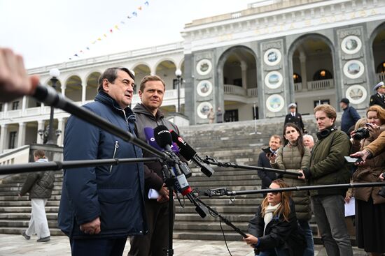 Церемония открытия речной пассажирской навигации в Москве