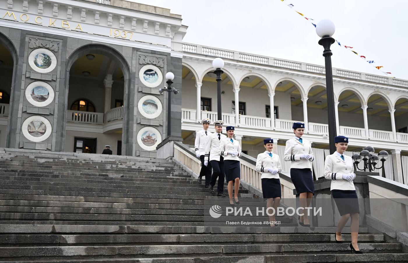 Церемония открытия речной пассажирской навигации в Москве