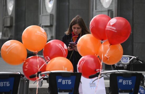 Открытие велосезона "Велобайк" в Москве