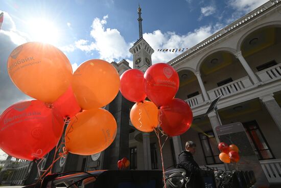 Открытие велосезона "Велобайк" в Москве